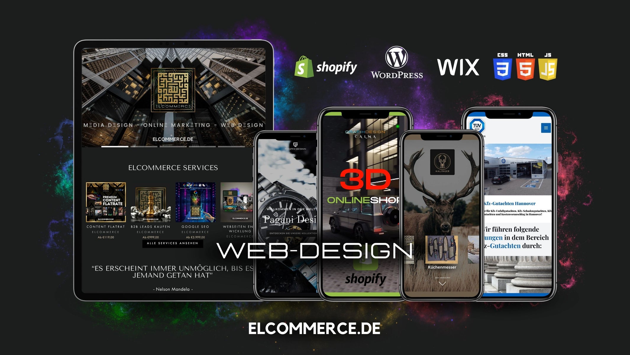 Webseiten-Entwicklung - Webseite erstellen lassen