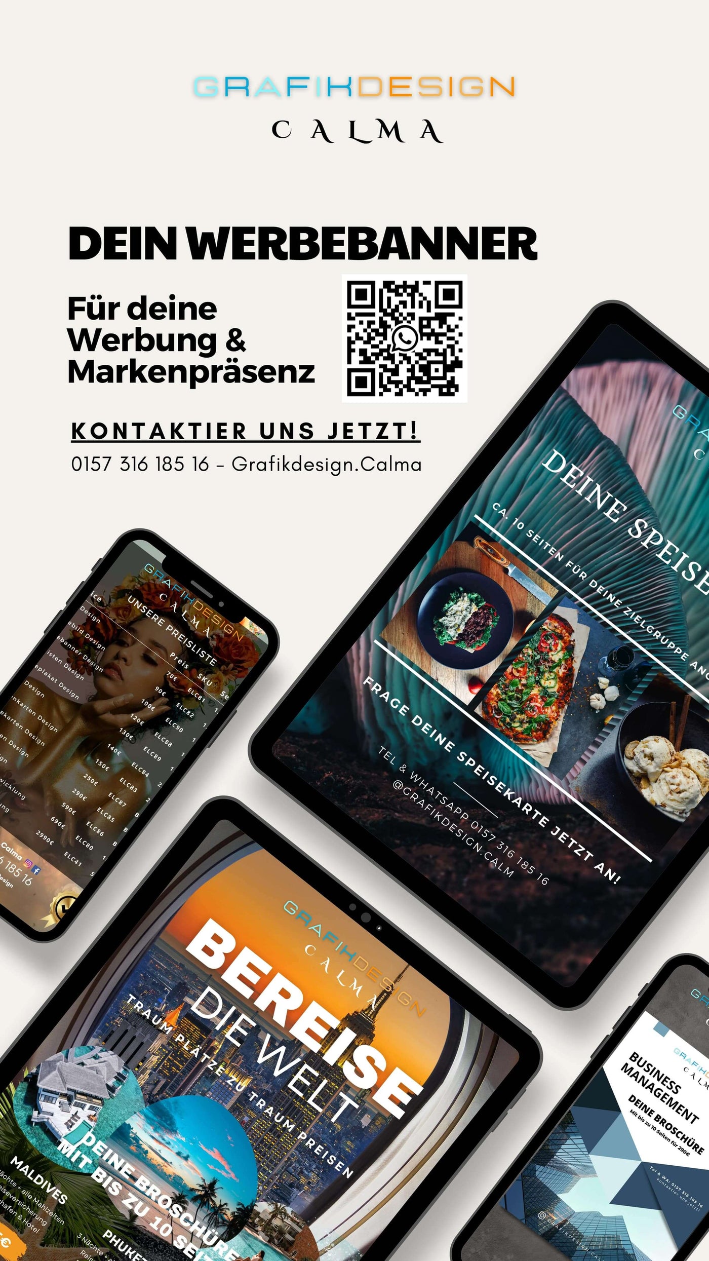 Kreatives Grafikdesign-Meisterwerk: Unser Werbebanner hebt Ihre Marke auf ein neues Level. Individuelles Grafikdesign für visuellen Erfolg.