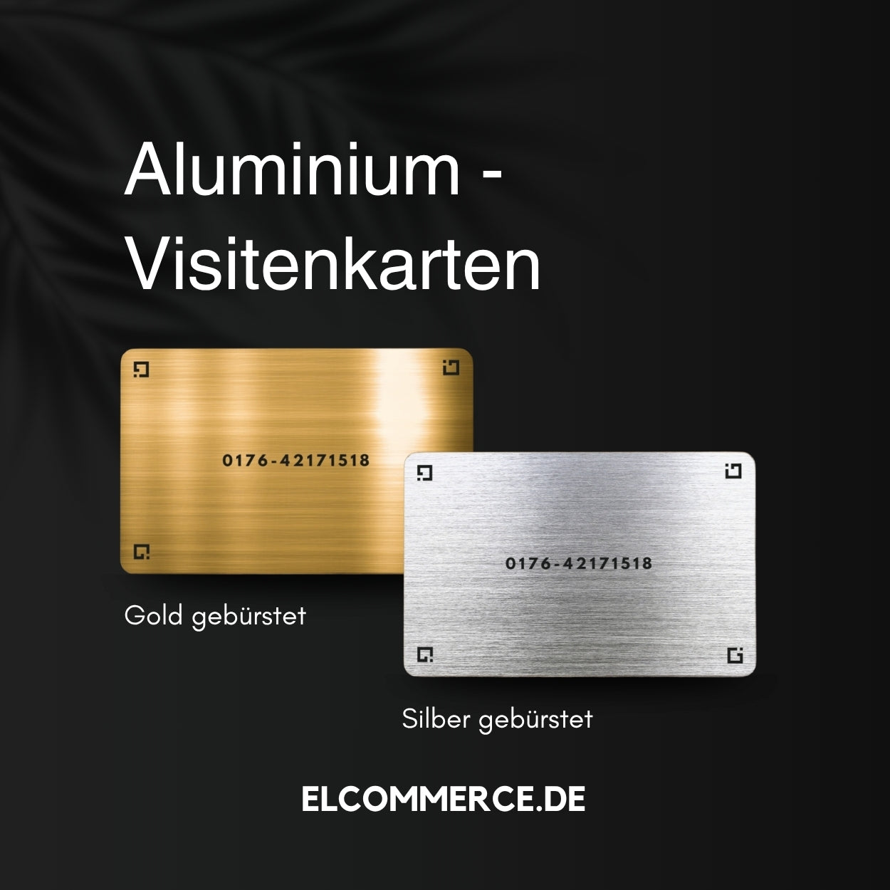 Alu-Visitenkarten