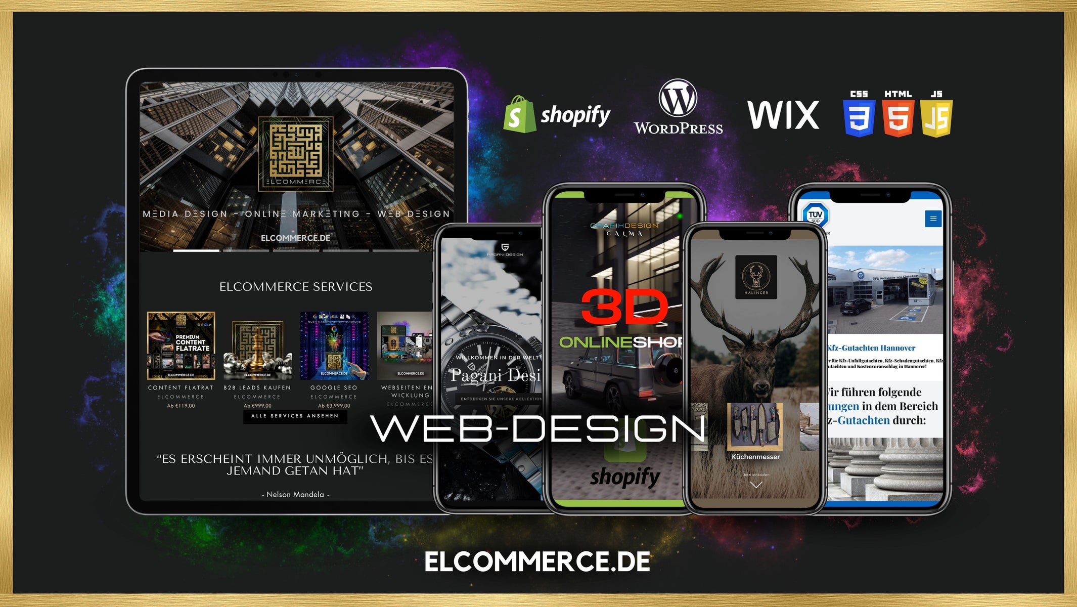 Premium Web-Design - Webseiten-Entwicklung - Webseite erstellen lassen 