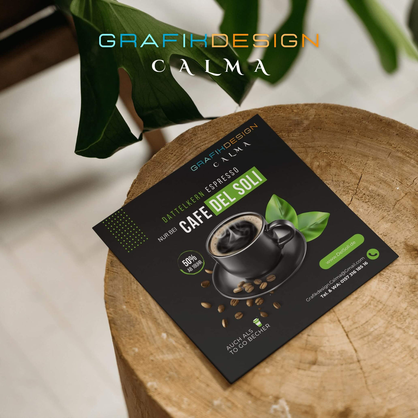 Werbebanner Corporate Design Druckmaterial Grafikdesign